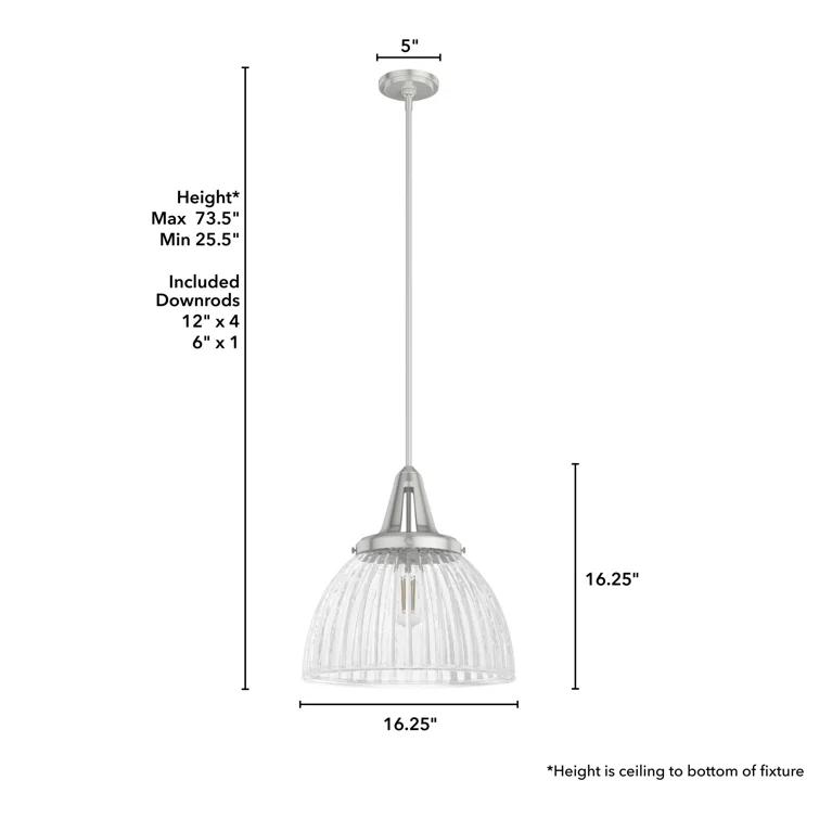 Cypress Grove 1 Light Dome Pendant?
