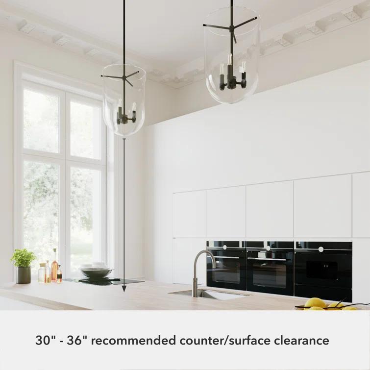 Hunter Fan Sacha 3 - Light Urn Pendant