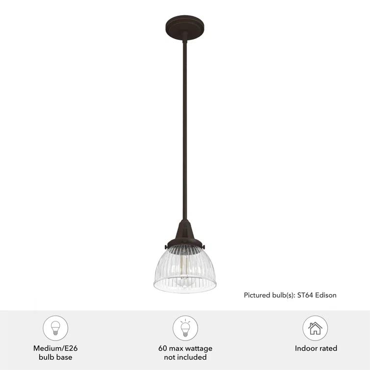 Hunter Fan Cypress Grove 1 Light Dome Pendant?