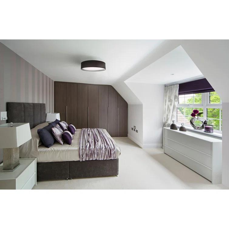 Kuzco Lighting Dalton Fabric LED Flush Mount