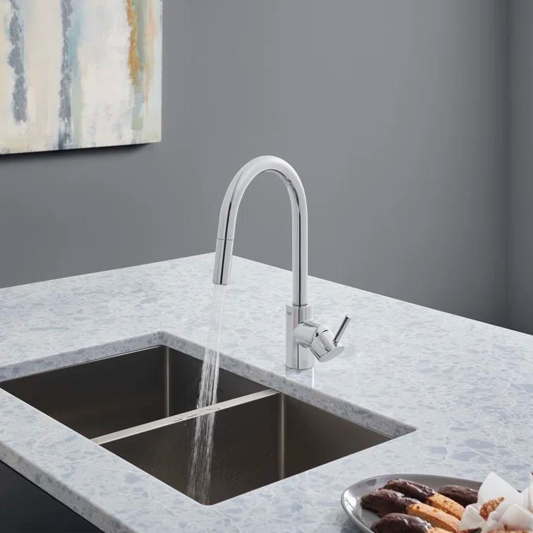 Concetto™ Single Handle Kitchen Faucet with Accessories 1.75 GPM