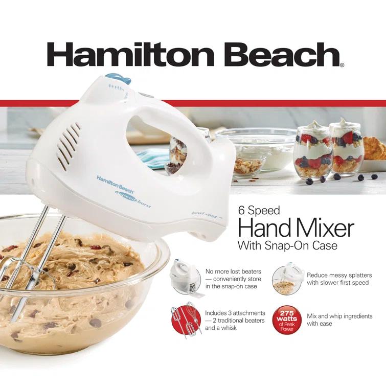 Hamilton Beach 62695V Hamilton Beach® Hand Mixer with Snap-on Case