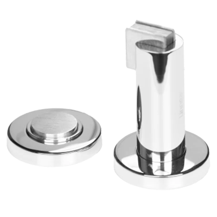 Linnea Magnetic Stainless Steel Floor or Wall Mount Door Stop | Wayfair