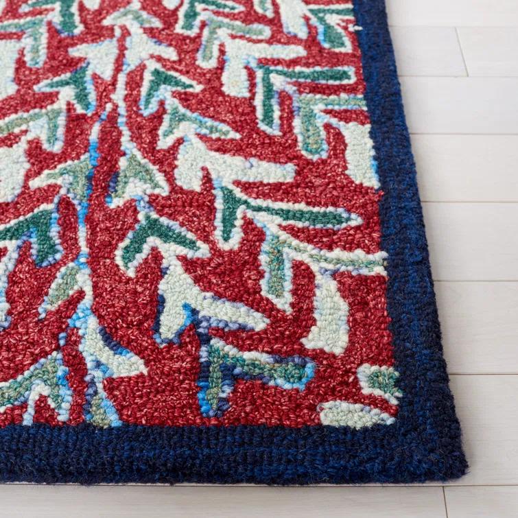Chaitra Hand Tufted Wool Floral Rug
