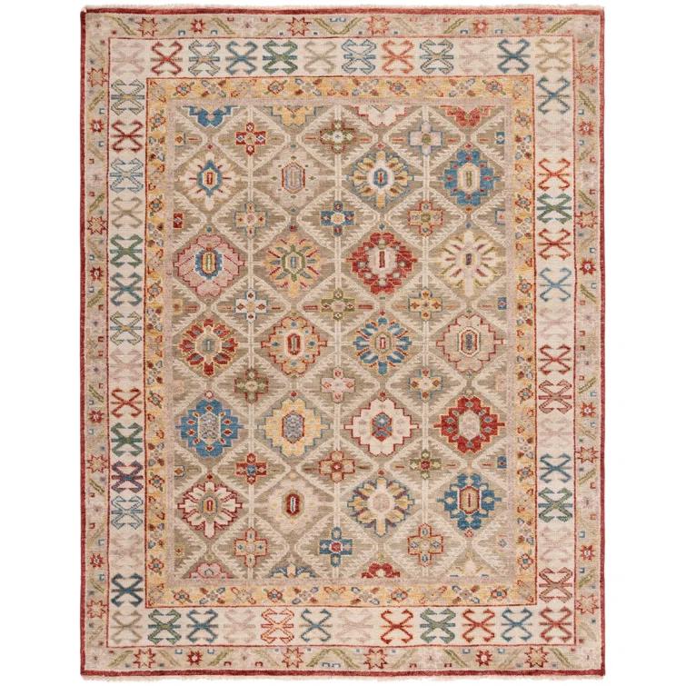 Safavieh Hand Knotted 80% Wool And 20% Cotton Southwestern Rug
