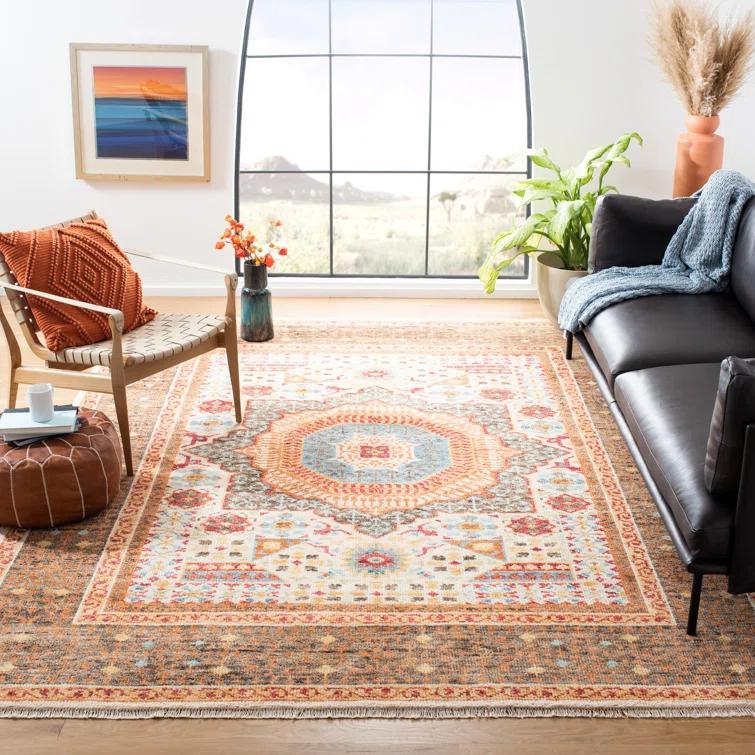 Safavieh Hand Knotted 80% Wool And 20% Cotton Southwestern Rug