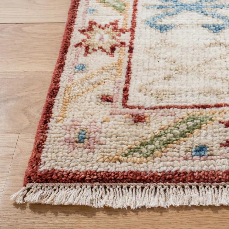 Safavieh Hand Knotted 80% Wool And 20% Cotton Southwestern Rug