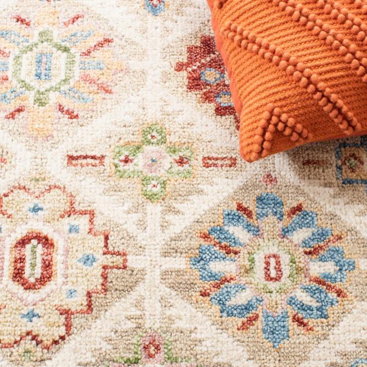 Safavieh Hand Knotted 80% Wool And 20% Cotton Southwestern Rug