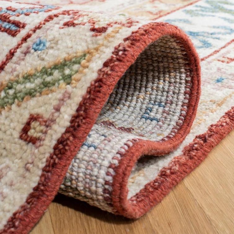 Safavieh Hand Knotted 80% Wool And 20% Cotton Southwestern Rug