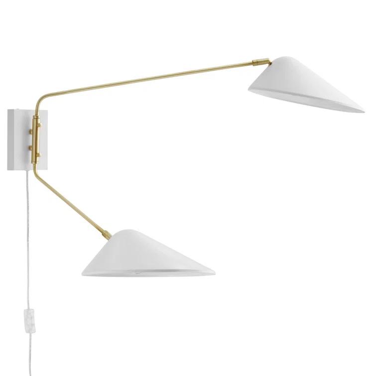 Modway Journey 2-Light Swing Arm Wall Sconce