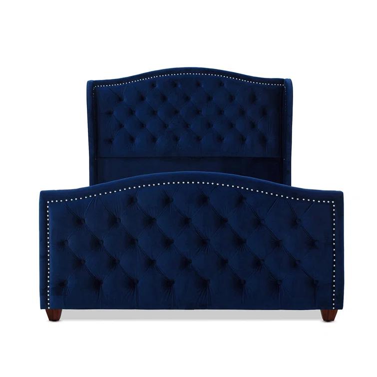 Coleman Upholstered Wingback Bed