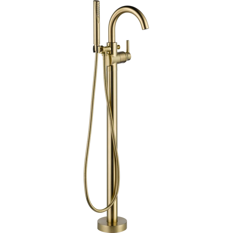 Trinsic Single Handle Floor Mounted Freestanding Tub Filler