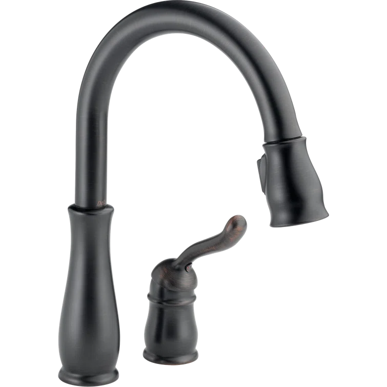 Leland Pull Down Sprayer Kitchen Sink Faucet, Single Handle Kitchen Faucet
