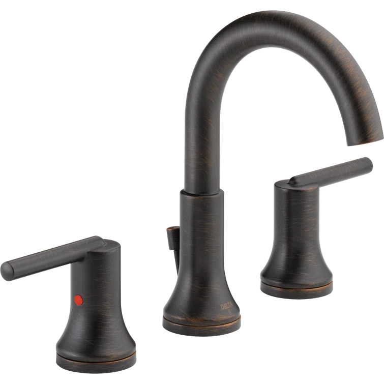 Trinsic Widespread Bathroom Faucet 3 Hole, 2-handle Bathroom Sink Faucet with Drain Assembly