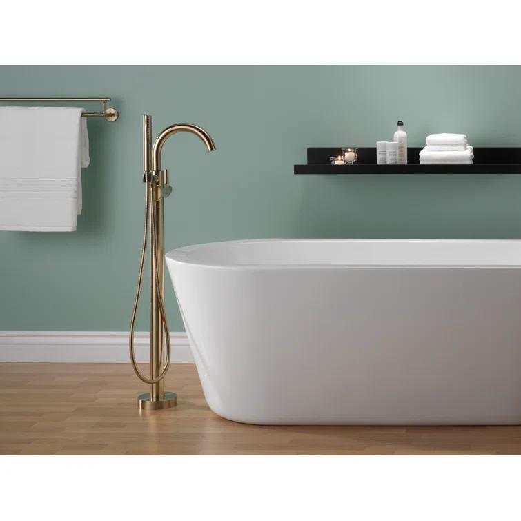 Trinsic Single Handle Floor Mounted Freestanding Tub Filler