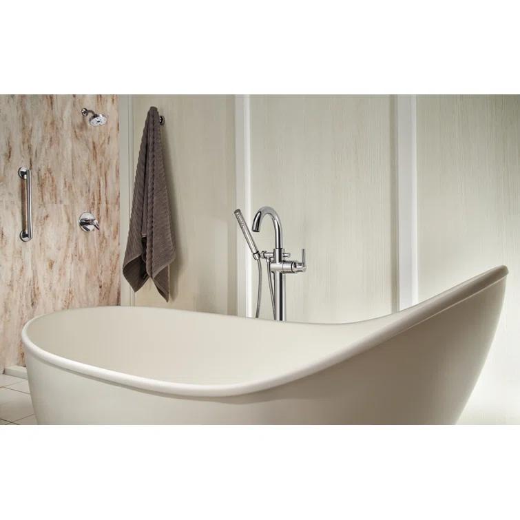 Trinsic Single Handle Floor Mounted Freestanding Tub Filler