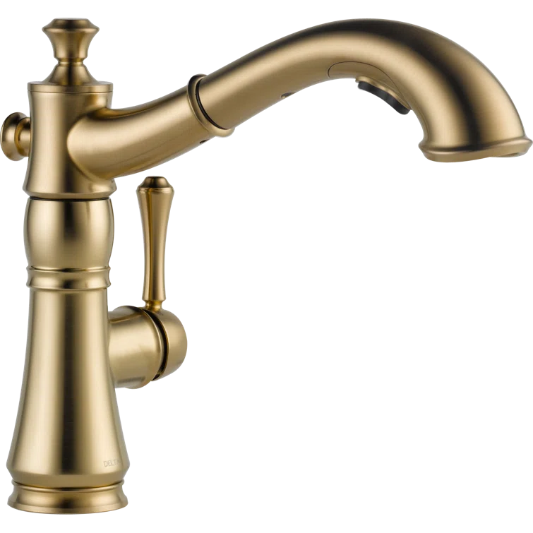 Cassidy Pull Out Sprayer Kitchen Sink Faucet, Single Handle Kitchen Faucet