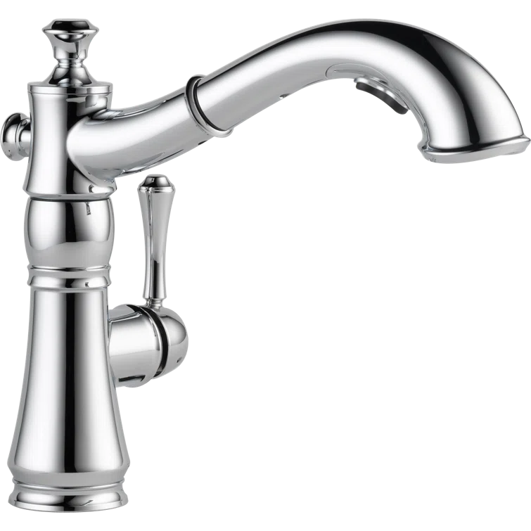 Cassidy Pull Out Sprayer Kitchen Sink Faucet, Single Handle Kitchen Faucet