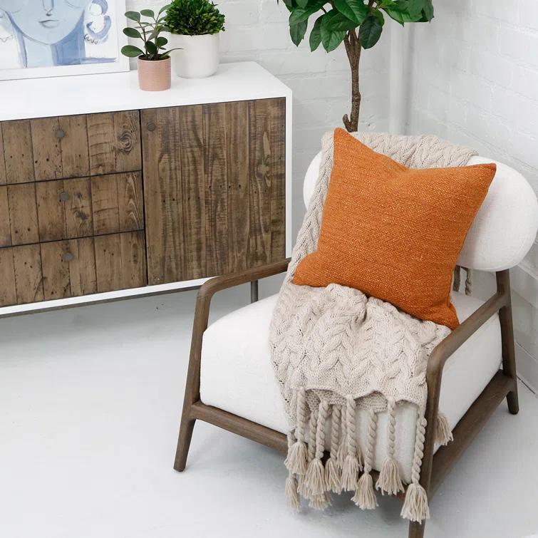 Pom Pom At Home Capistrano Cable Knit Throw Blanket
