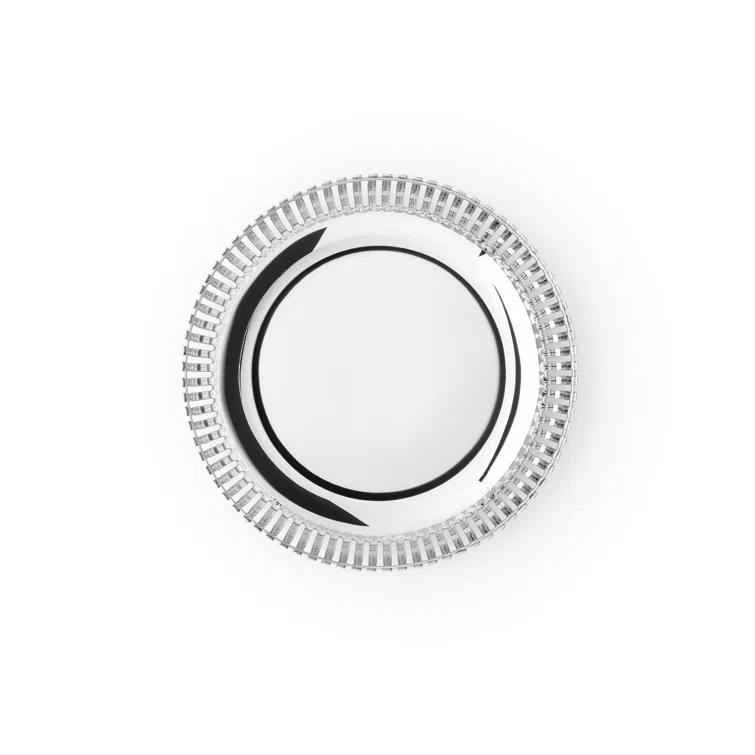 Pierre Charpin 9" Silver Stainless Steel Round Basket