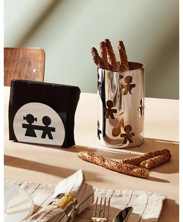 Alessi Girotondo Stainless Steel (18/10) Napkin Holder