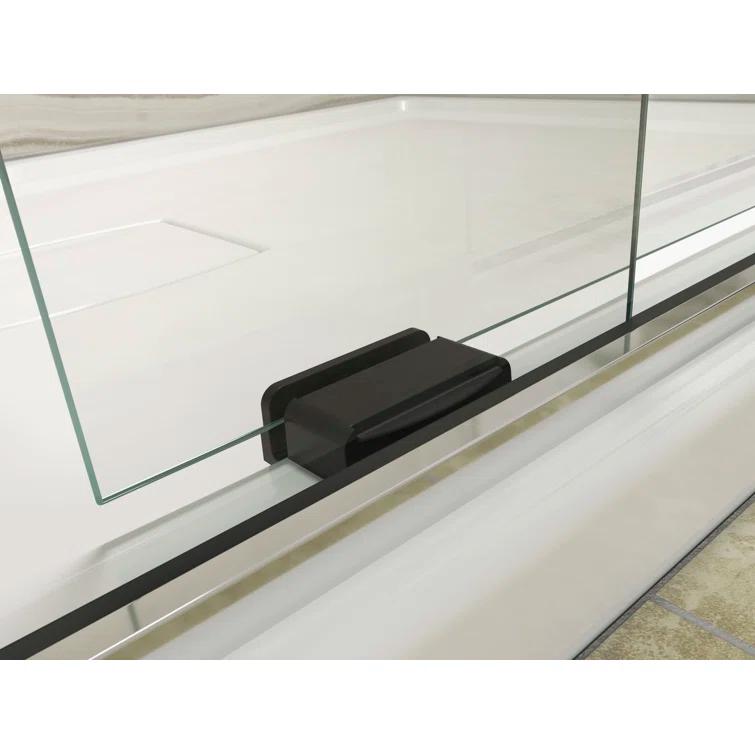Levity 59.62" x 62" Bypass Bath Door with CleanCoat® Technology
