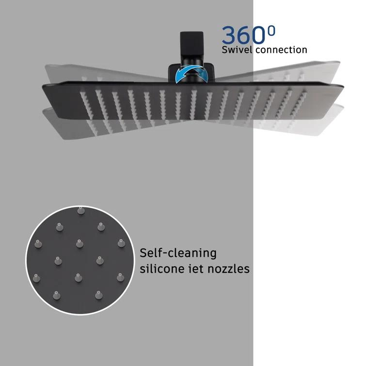 Pressure-Balanced (Temperature And Volume) All-In-One Kit with Rough in-Valve