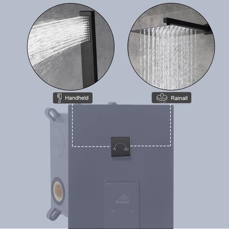Pressure-Balanced (Temperature And Volume) All-In-One Kit with Rough in-Valve