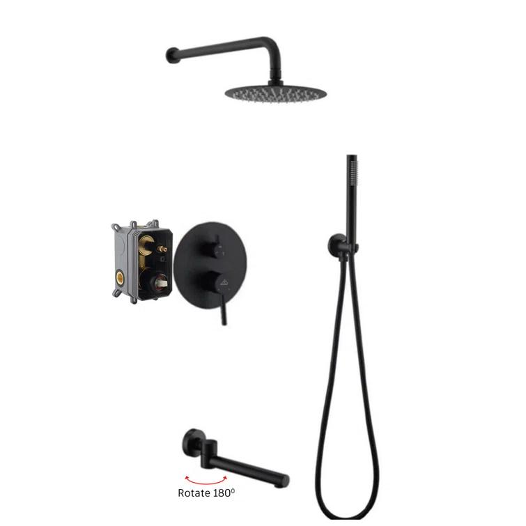 PureEssence Pressure-Balanced (Temperature And Volume) All-In-One Kit with Rough in-Valve