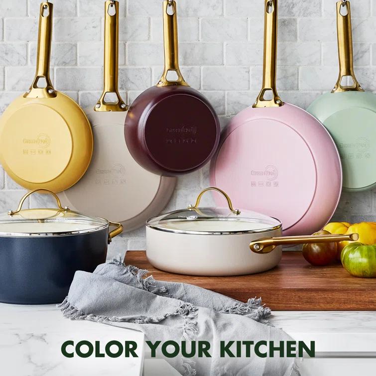 GreenPan ™ Reserve Taupe 10-Piece Ceramic Non-Stick Cookware Set with Bonus Cookbook