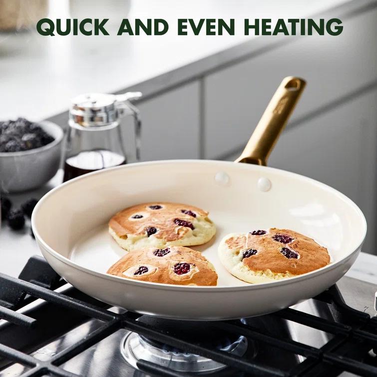 GreenPan ™ Reserve Taupe 10-Piece Ceramic Non-Stick Cookware Set with Bonus Cookbook