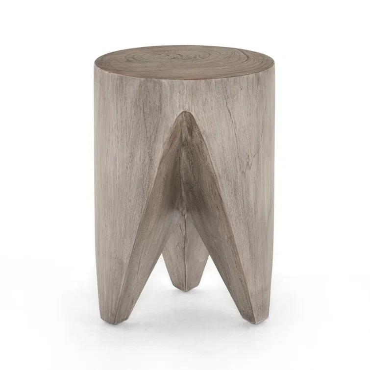 Tre Indoor / Outdoor Side Table - Gray