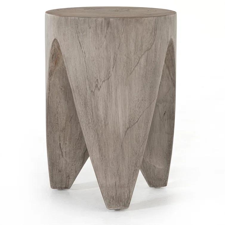 Tre Indoor / Outdoor Side Table - Gray