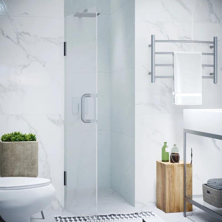 Fellow Series 30" x 72" Hinged Frameless Shower Door