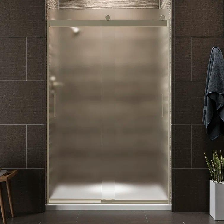 Levity 47.58" x 74" Bypass Shower Door with CleanCoat® Technology