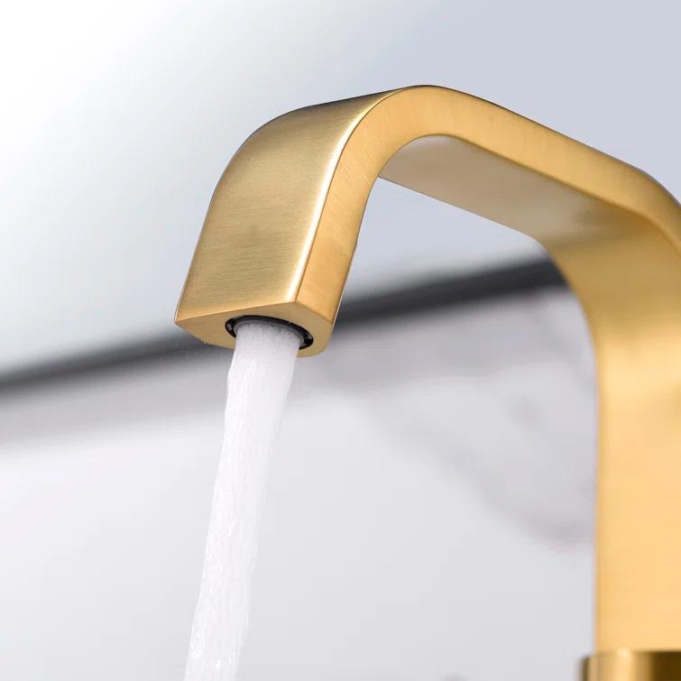 Single Hole Bathroom Faucet with Drain Assembly