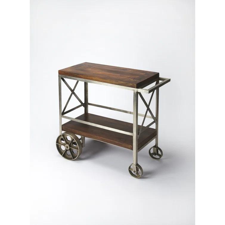Butler Specialty Industrial Chic Bar Cart In Multi-Color