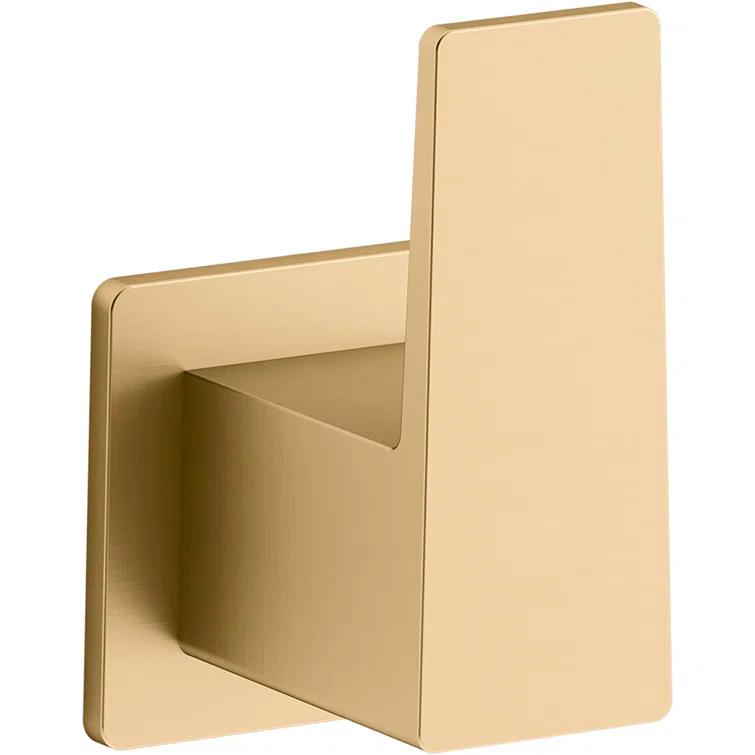 Honesty™ Wall Mounted Rectangular Bathroom Robe Hook, Towel Hook, Clothing Hook