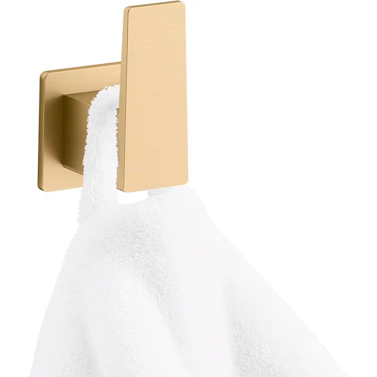 Honesty™ Wall Mounted Rectangular Bathroom Robe Hook, Towel Hook, Clothing Hook