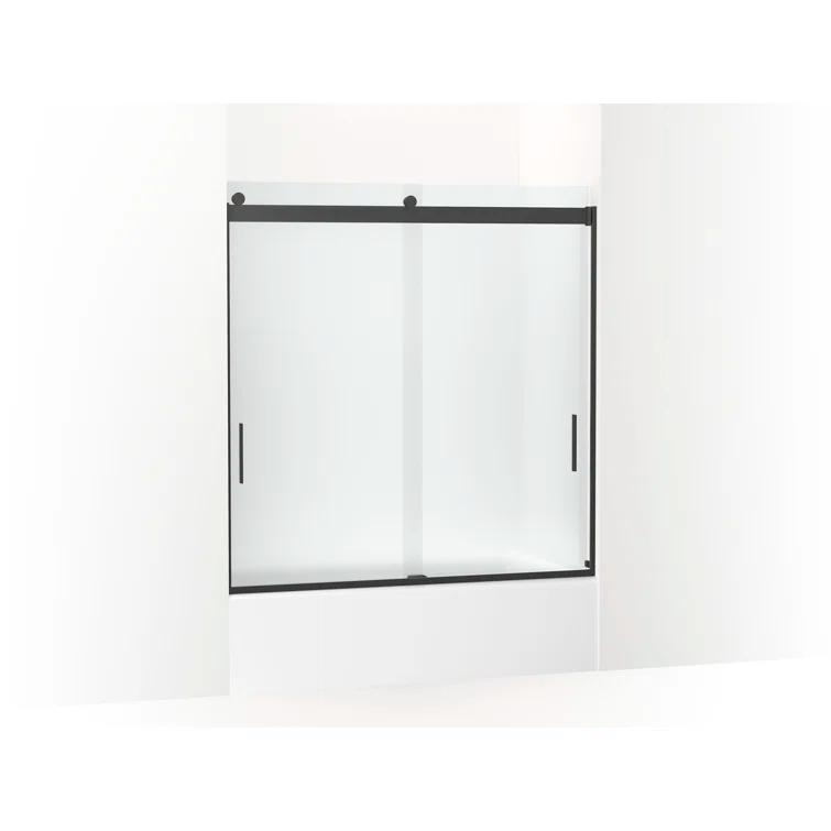 Levity 59.62" x 62" Bypass Bath Door with CleanCoat® Technology
