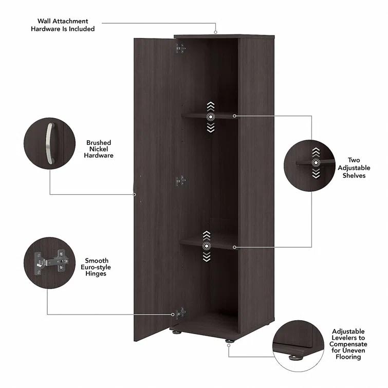 Laundry Storage Freestanding Linen Cabinet
