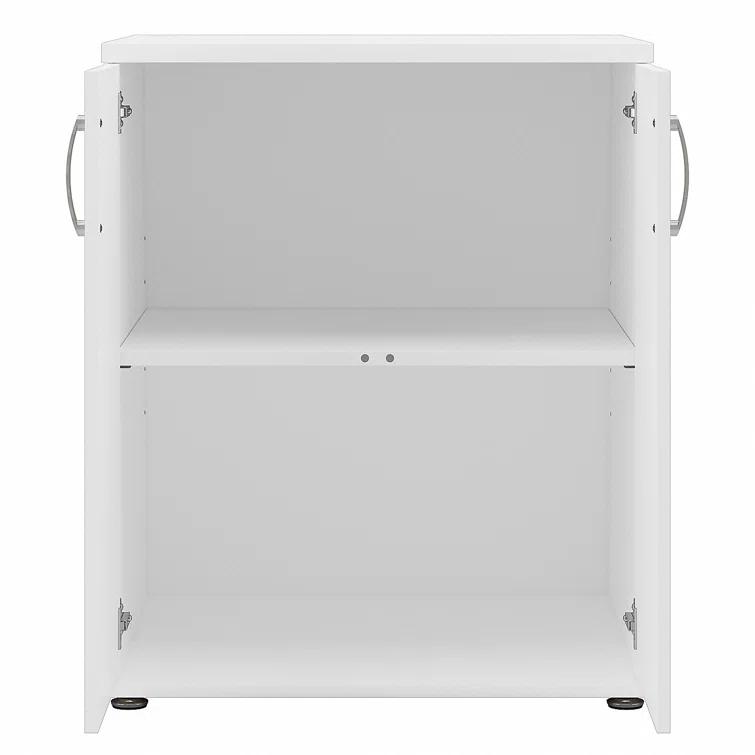 Bush Business Furniture Universal Laundry Room Storage Cabinet with Doors and Shelves