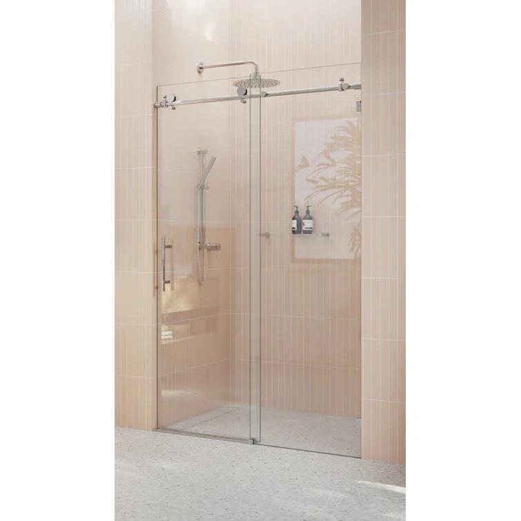 Eclipse 48 - 52 in. x 78 in. Fully Frameless Sliding Shower Door