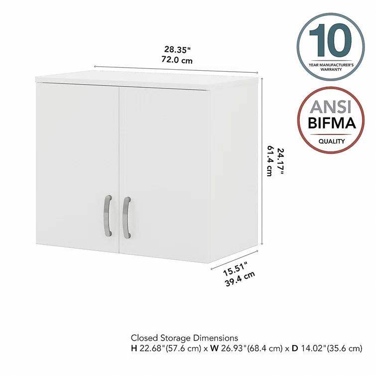 Universal Storage 28.5'' Wide 2 - Shelf Storage Cabinet