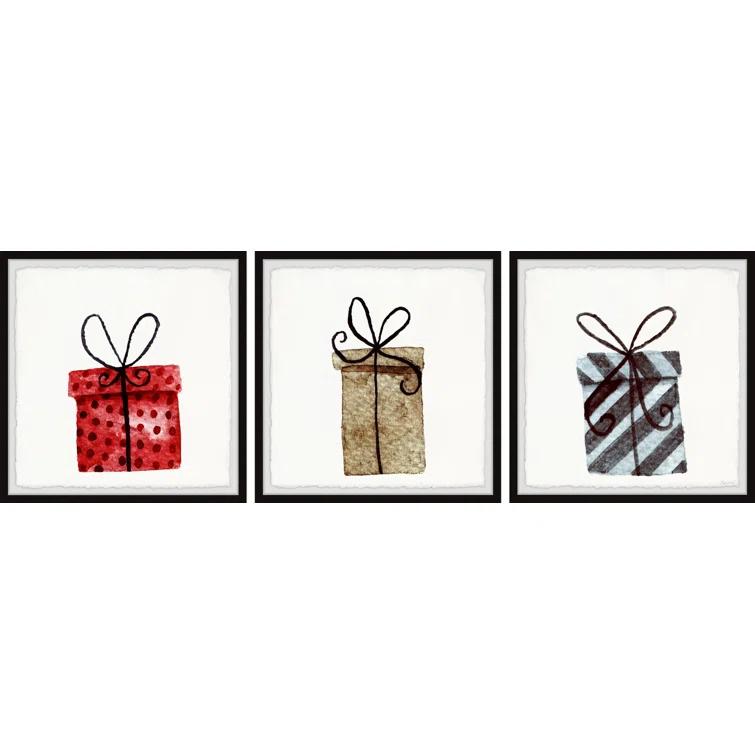 " Christmas Presents " 3 - Pieces