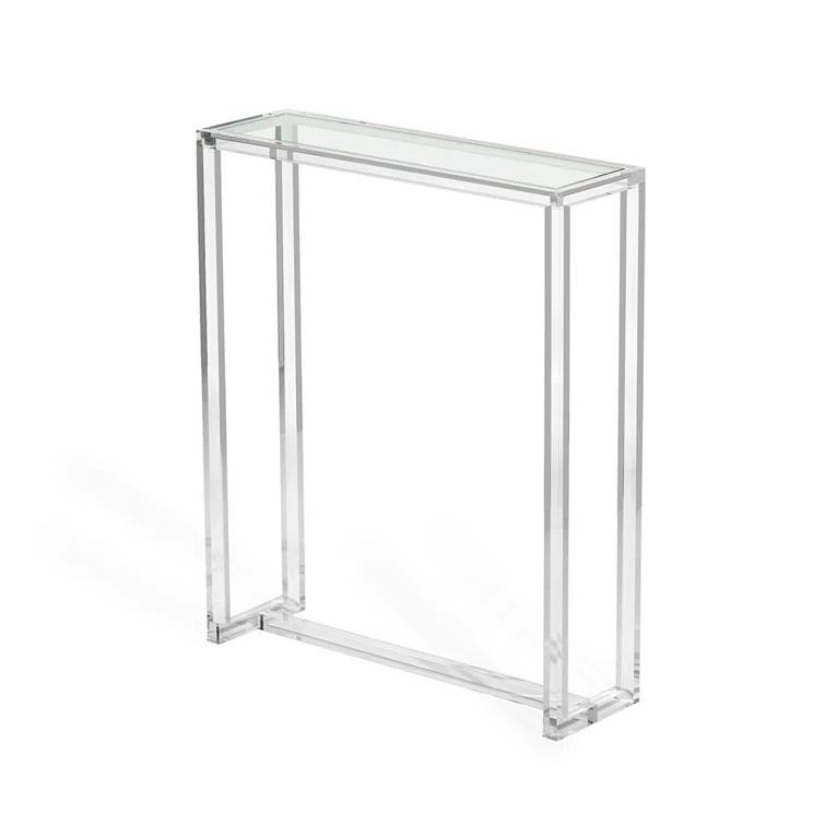 Ava 30'' Glass Top Console Table
