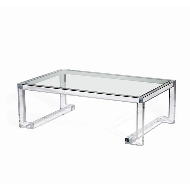 Ava Glass Top Coffee Table