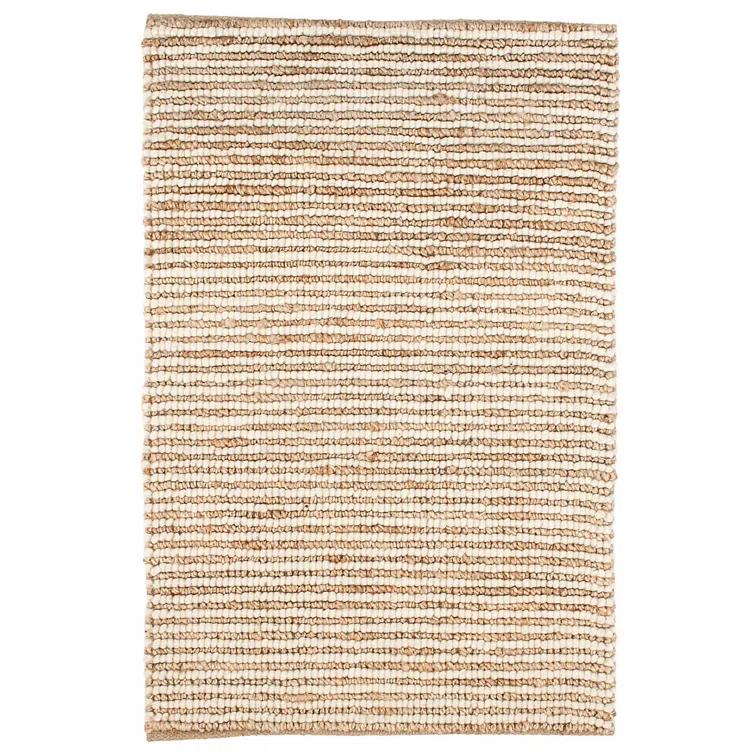 Dash and Albert Rugs Twiggy Natural Handwoven Wool/Jute Rug