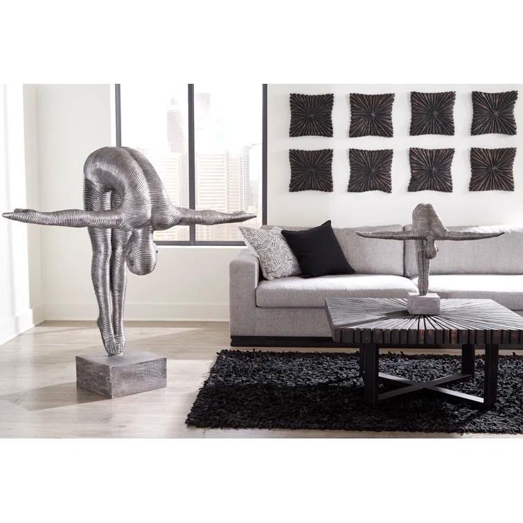 Aluminum Diving Statue