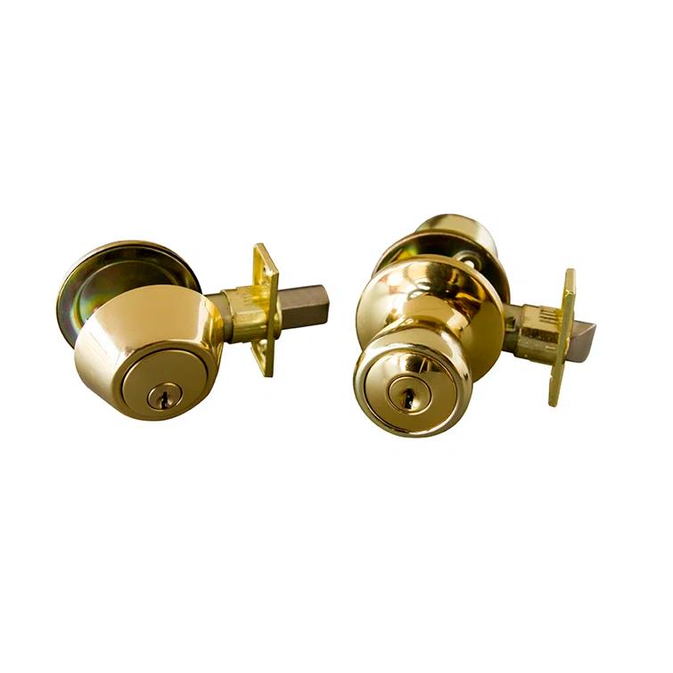 Complete Terrace Entry Knob Set with Deadbolt
